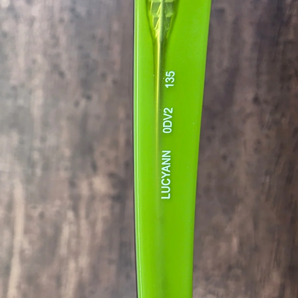 Kate‎ Spade Lucyann ODV2 Tortoise Lime Green Rectangular Eyeglasses Frames 135